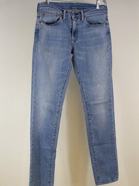 Levi’s 511 Slim Jeans Men 31x34 Light Wash Faded Distressed Denim